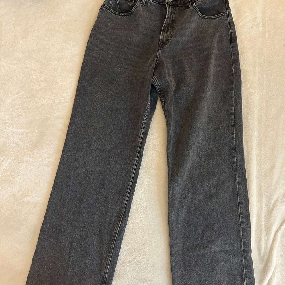 Abercrombie & Fitch Dark Gray Straight Jeans